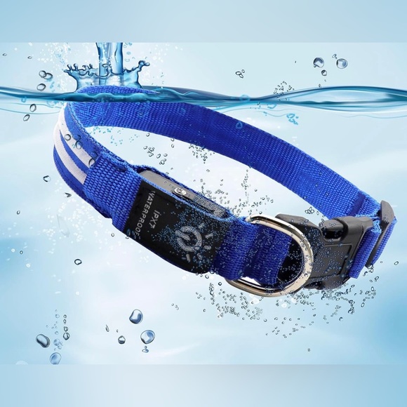 Neon green rechargeable Led Collar - Picture 3 of 4